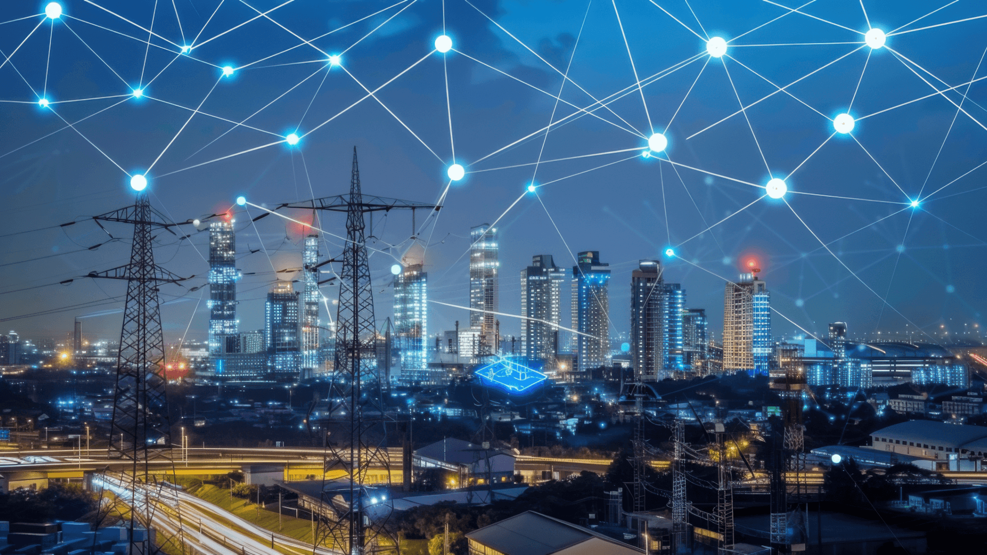 AI and IoT technology work to improve energy management at a power generating station.