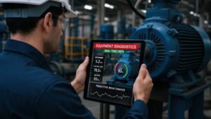 A renewable energy procurement specialist uses a predictive maintenance program.