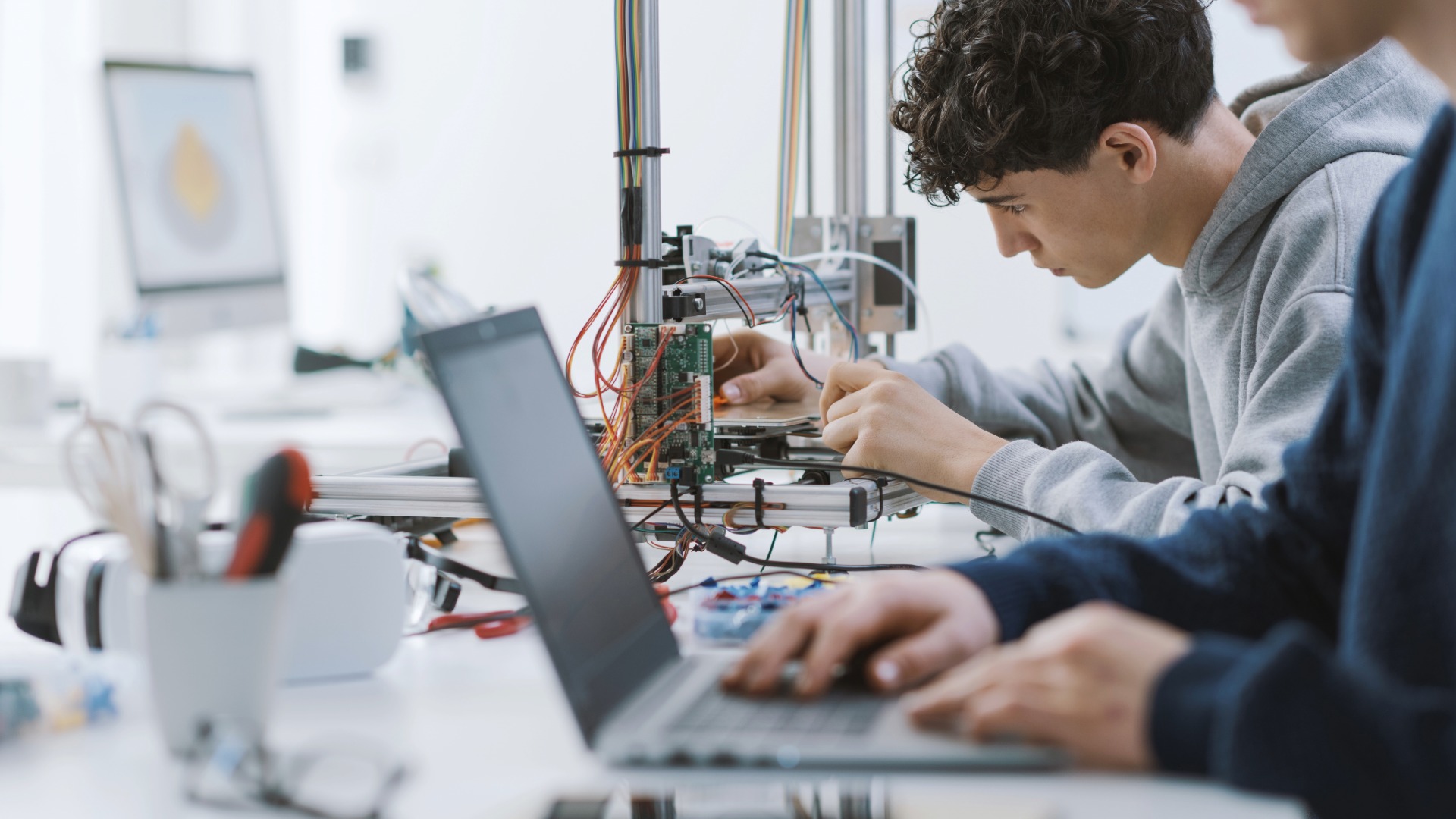 Campus energy management must cover needs for high computing labs like pictured in this photo.