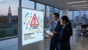Energy procurement specialists look at a grid reliability warning.
