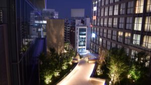 A multi-tenant commercial building that uses submetering for its energy procurement strategy.